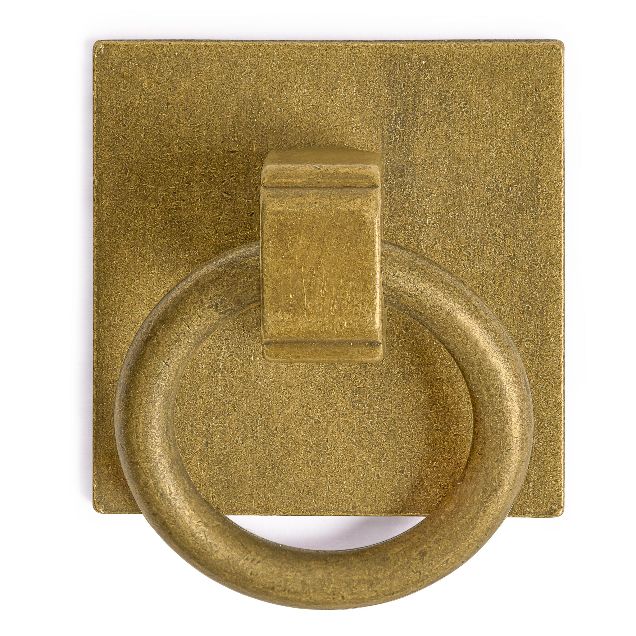 Brass Ring Plate Pulls 1.9" - Set of 2-Chinese Brass Hardware