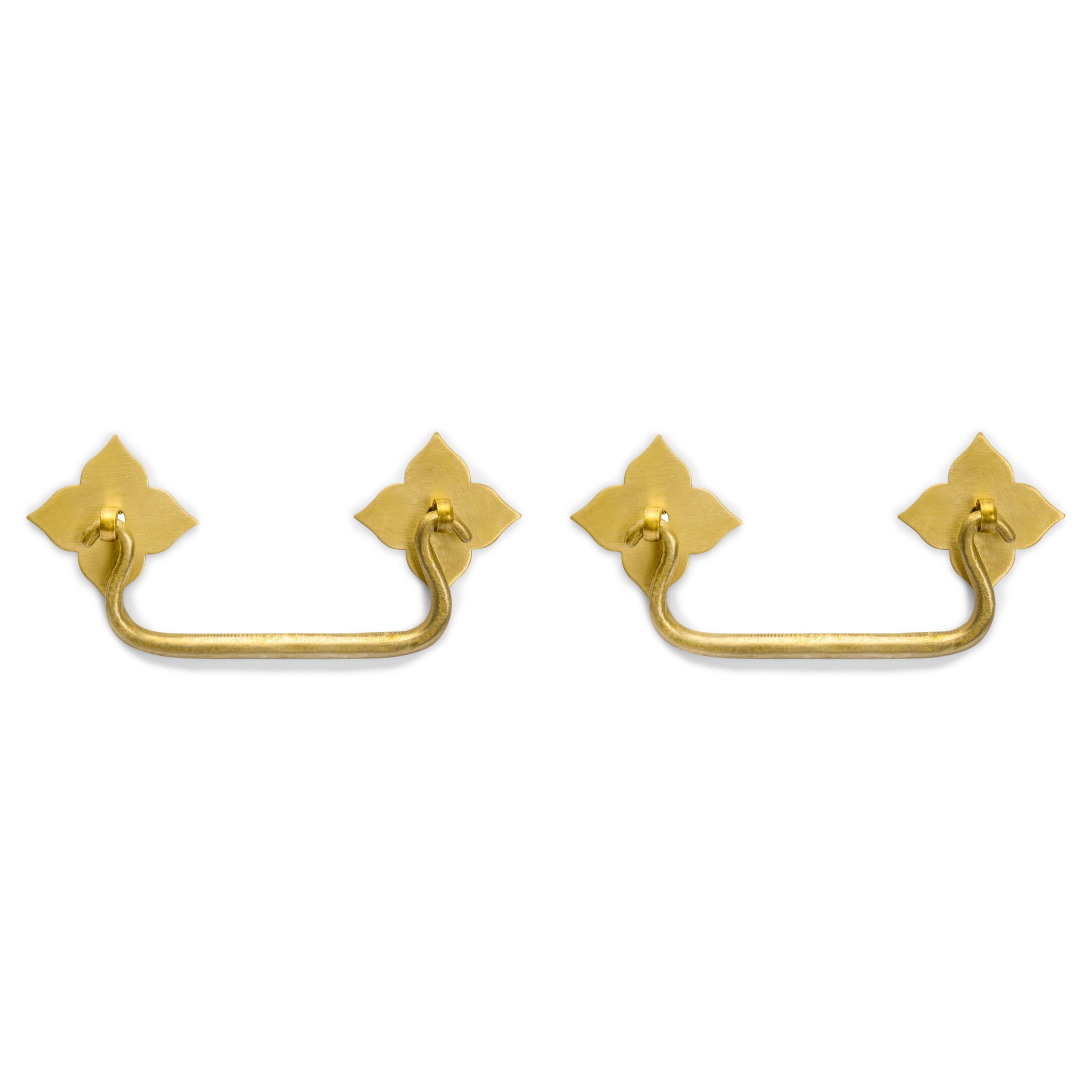 Bunchberry Pulls 4.9" - Set of 2-Chinese Brass Hardware