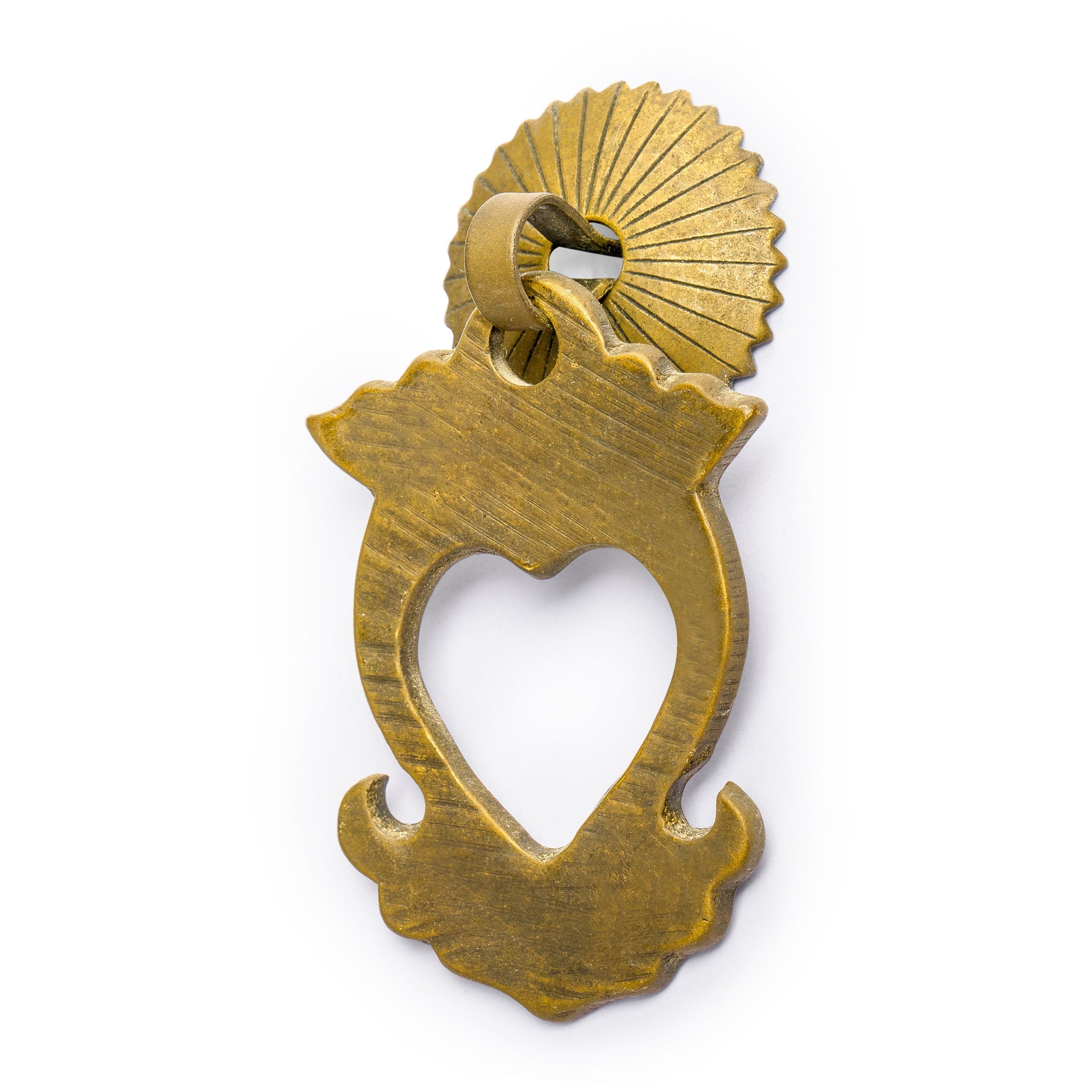 Heart Pulls 2.4" - Set of 2-Chinese Brass Hardware