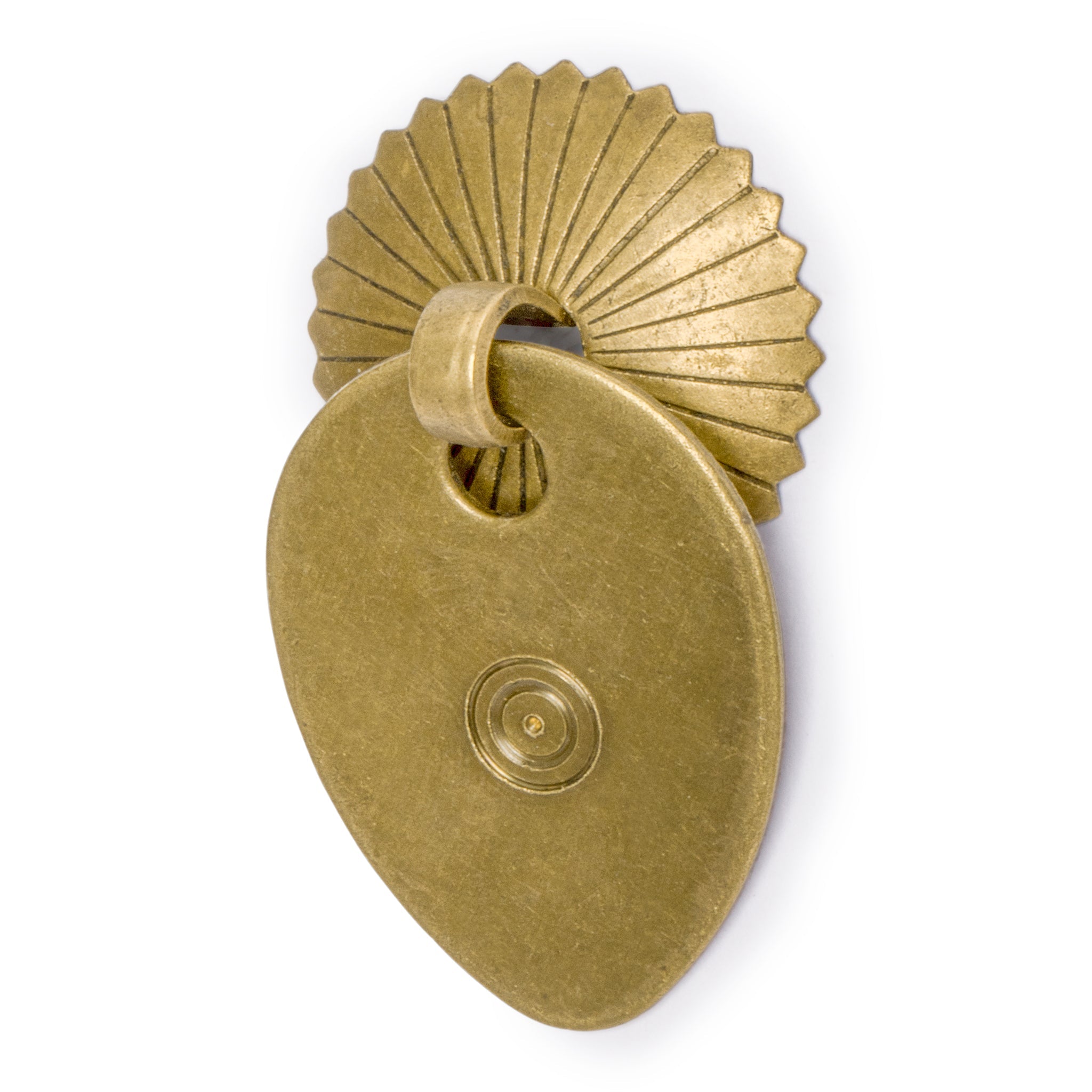 Melon Seed Brass Hardware Pulls 2.1" - Set of 2-Chinese Brass Hardware