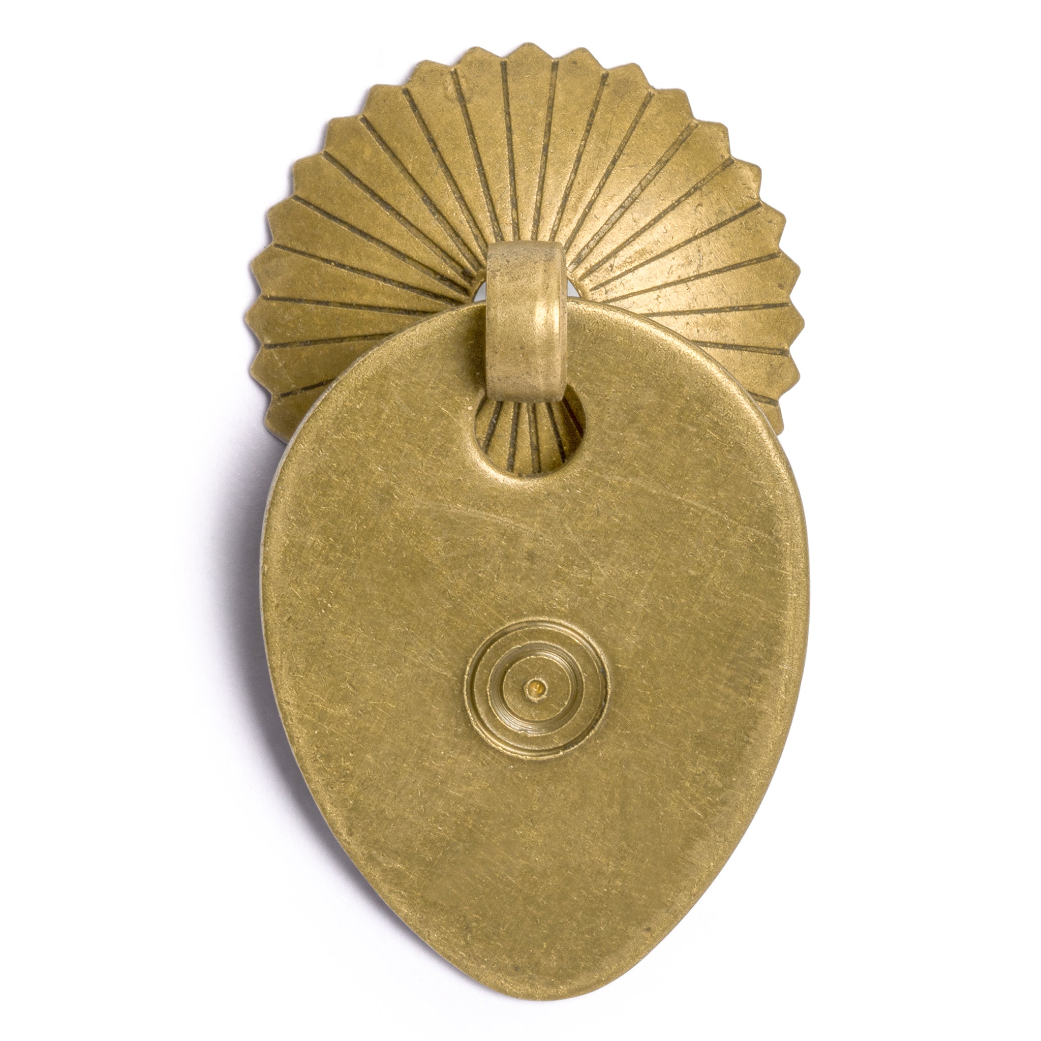 Melon Seed Brass Hardware Pulls 2.1" - Set of 2-Chinese Brass Hardware