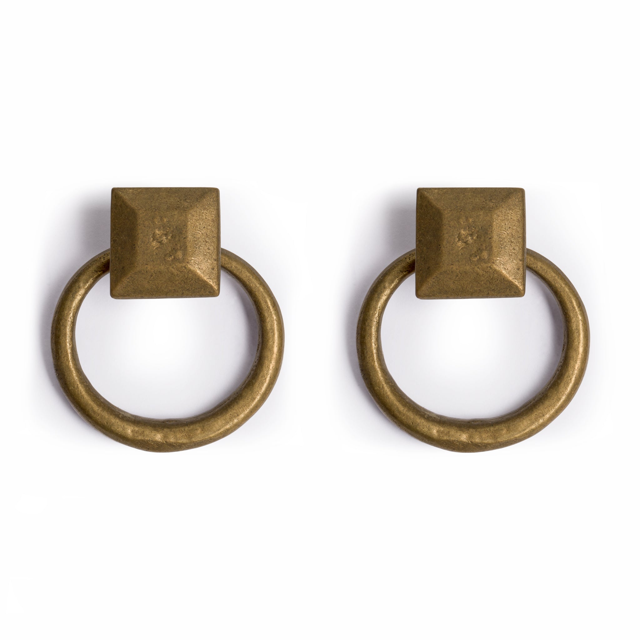 Peg and Ring Pulls 2" - Set of 2-Chinese Brass Hardware