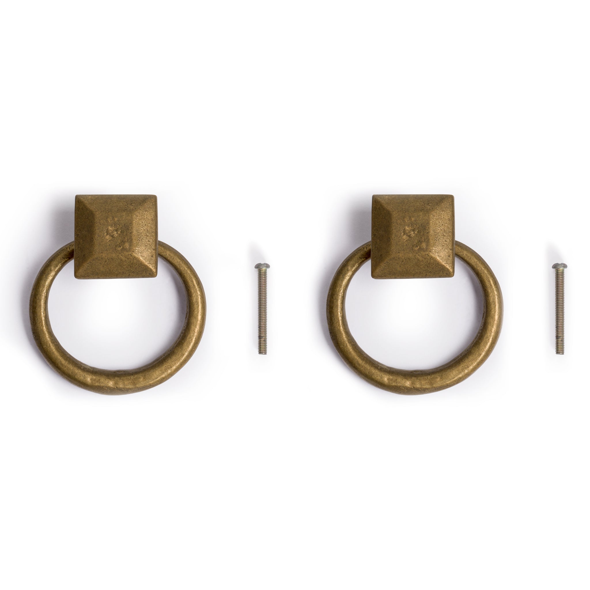 Peg and Ring Pulls 2" - Set of 2-Chinese Brass Hardware