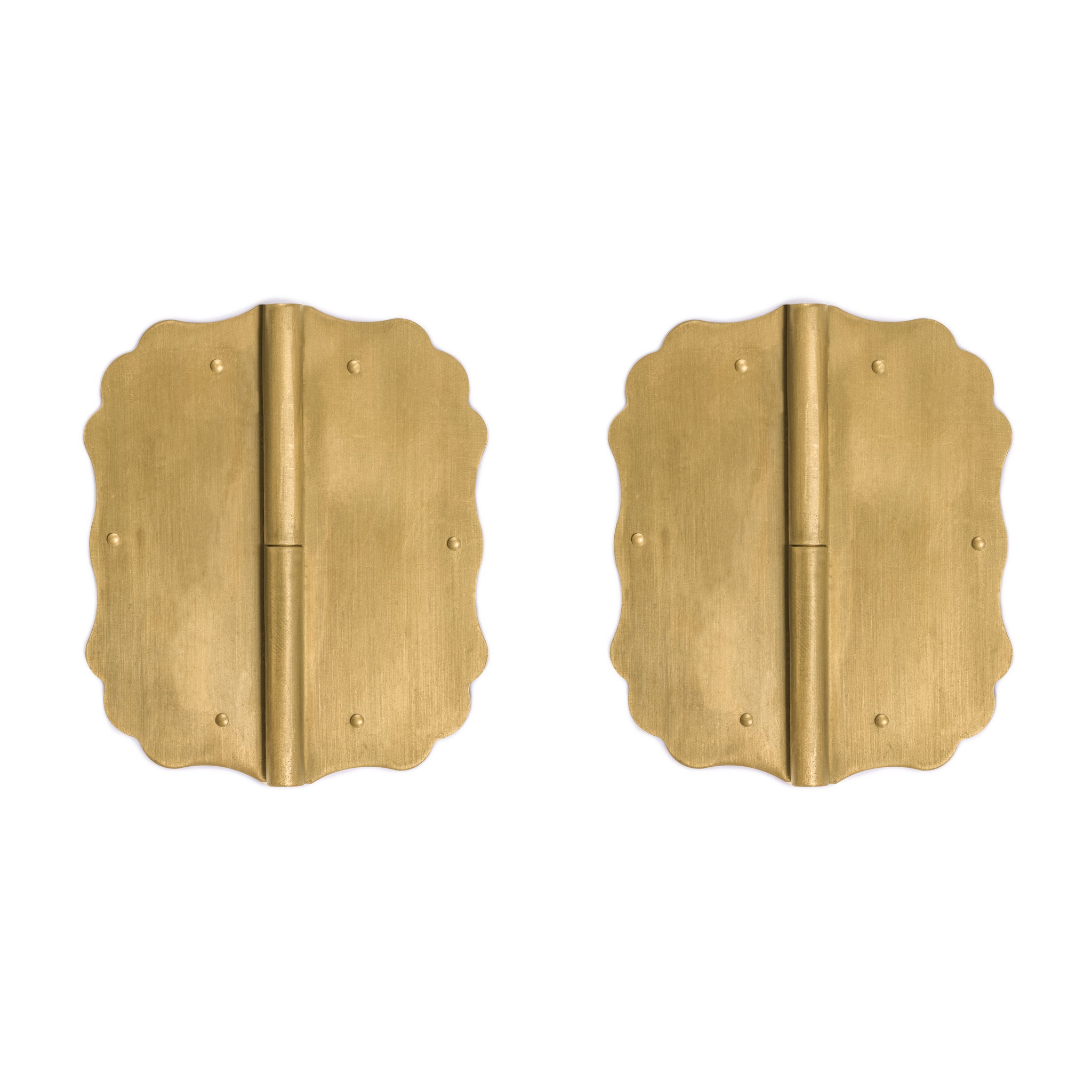 Profile Hinge Set 4.3" - Set of 2-Chinese Brass Hardware