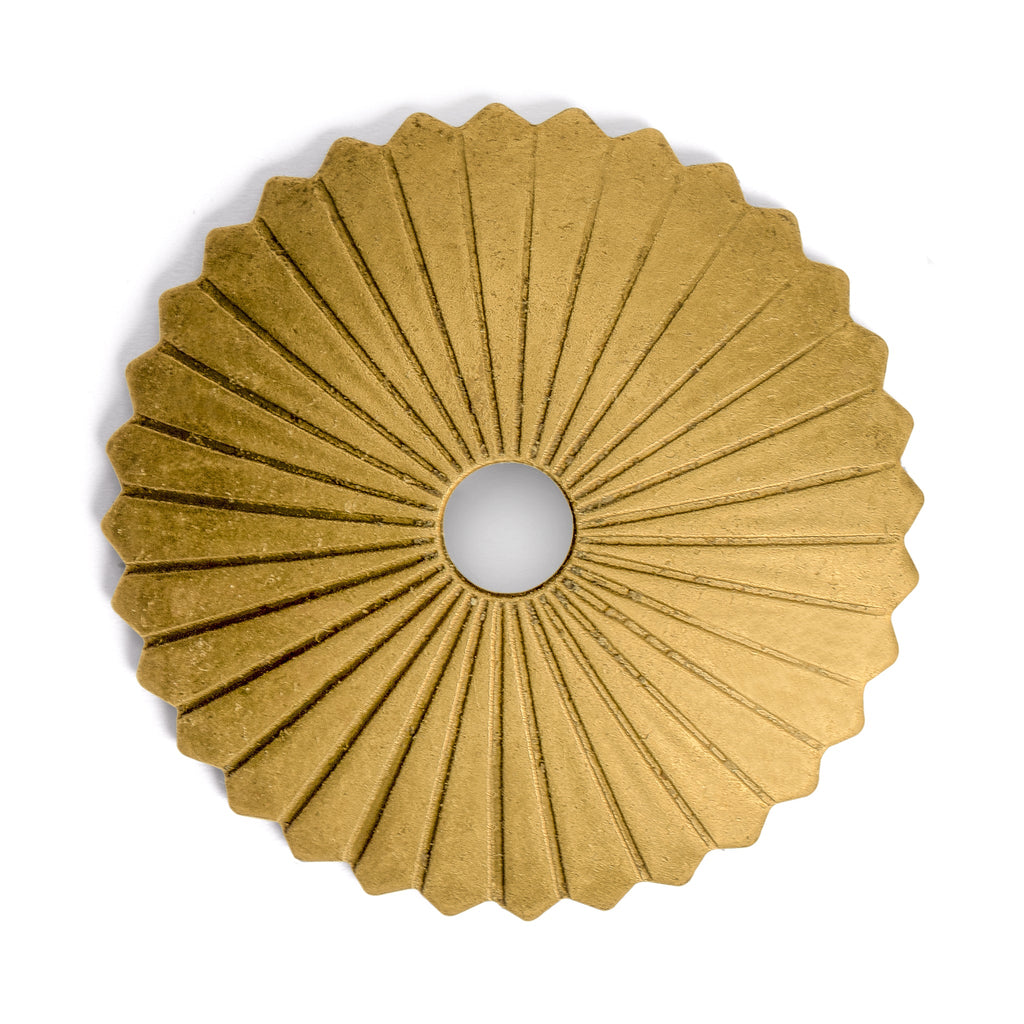 Radial Washers 1.6" - Set of 10-Chinese Brass Hardware